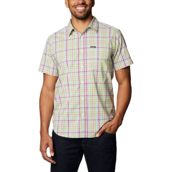 Columbia Muške Košulje - Spring Time Short Sleeve Plave | OLWJ-12439